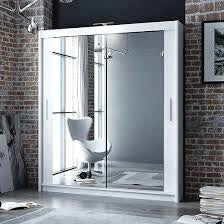 Oslo Mirror Bedroom Sliding Wardrobe