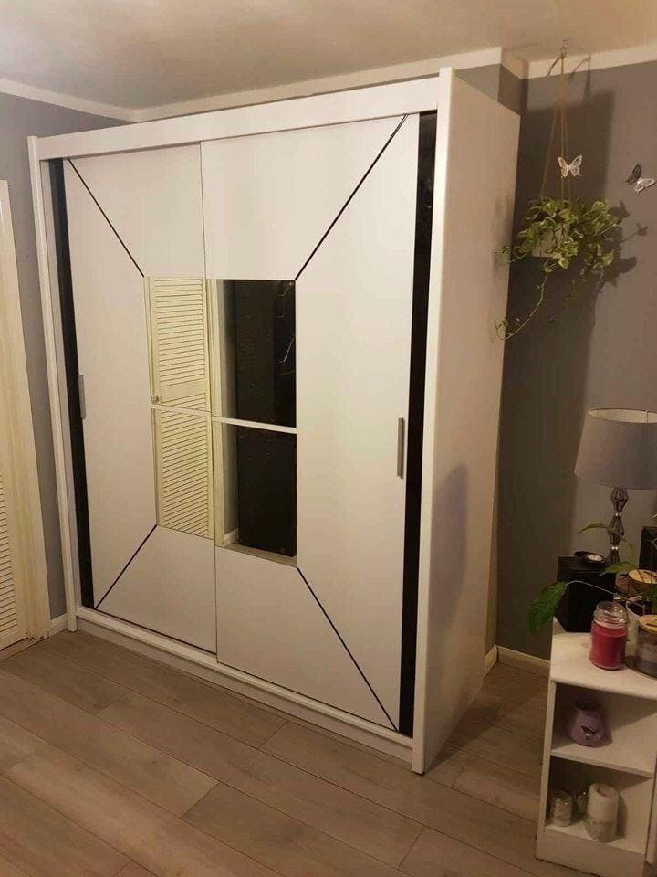 Venice Sliding Door Mirror Wardrobe