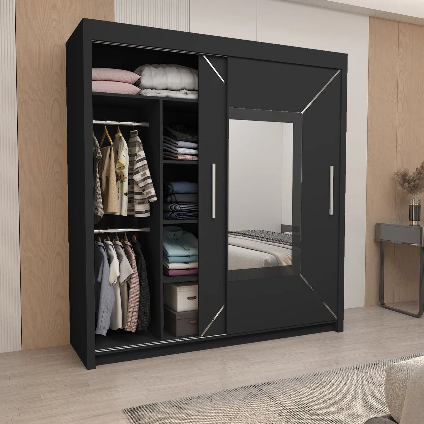 Venice Sliding Door Mirror Wardrobe