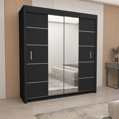 Oslo Mirror Bedroom Sliding Wardrobe