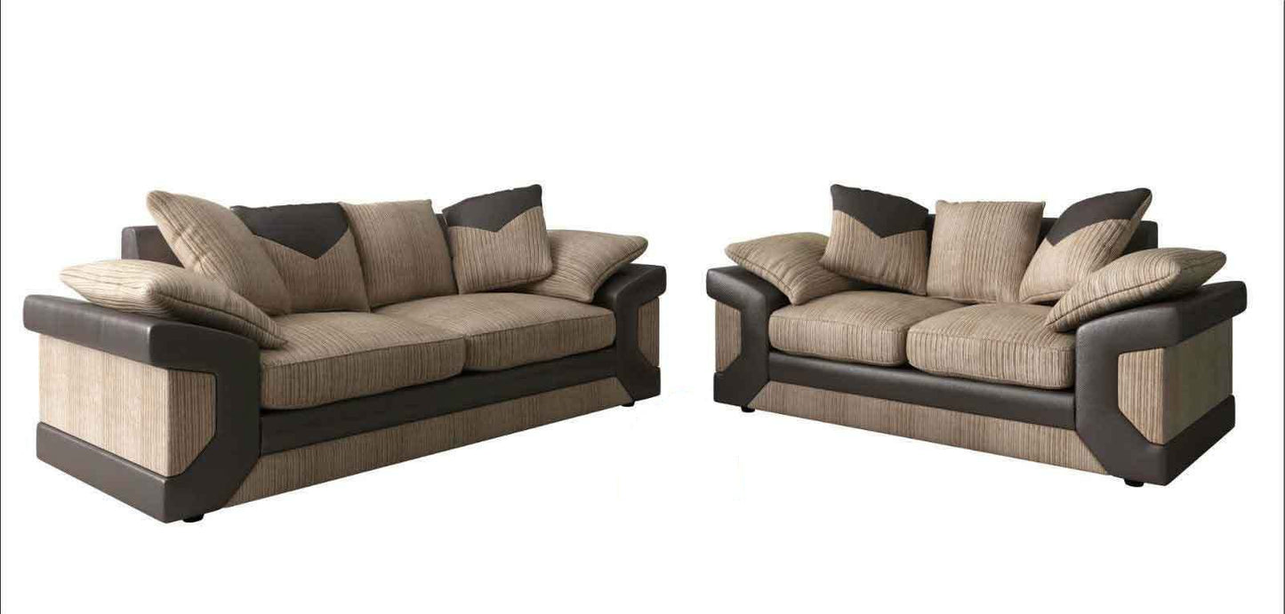 Larger corner sofa and 3 + 2 seaters sofa