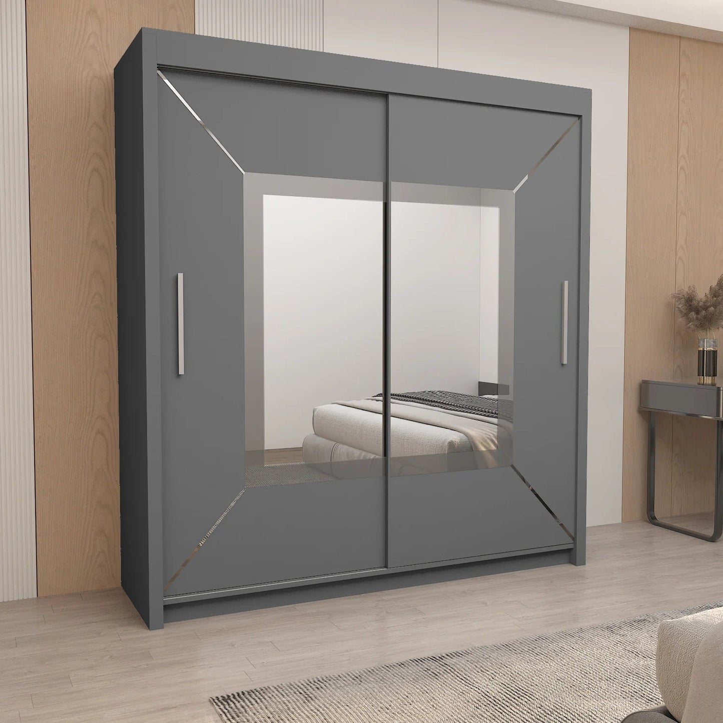 Venice Sliding Door Mirror Wardrobe