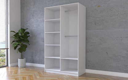 Milan Double Sliding Door Wardrobe