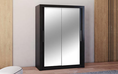 Milan Double Sliding Door Wardrobe